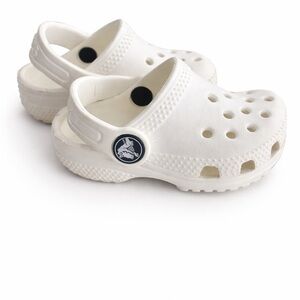 Crocs Classic White Clogs Size 4 Toddler